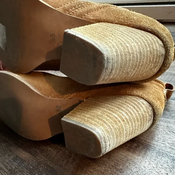 Jeffrey Campbell Brown Rosalee Round Toe Ankle Boot size 9.5 - Picture 7 of 10